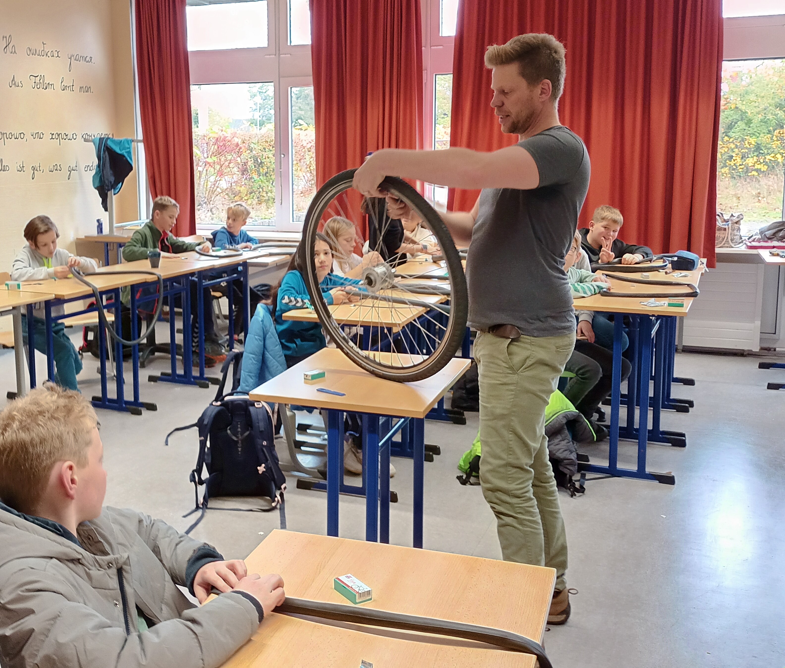 Foto der Flickaktion