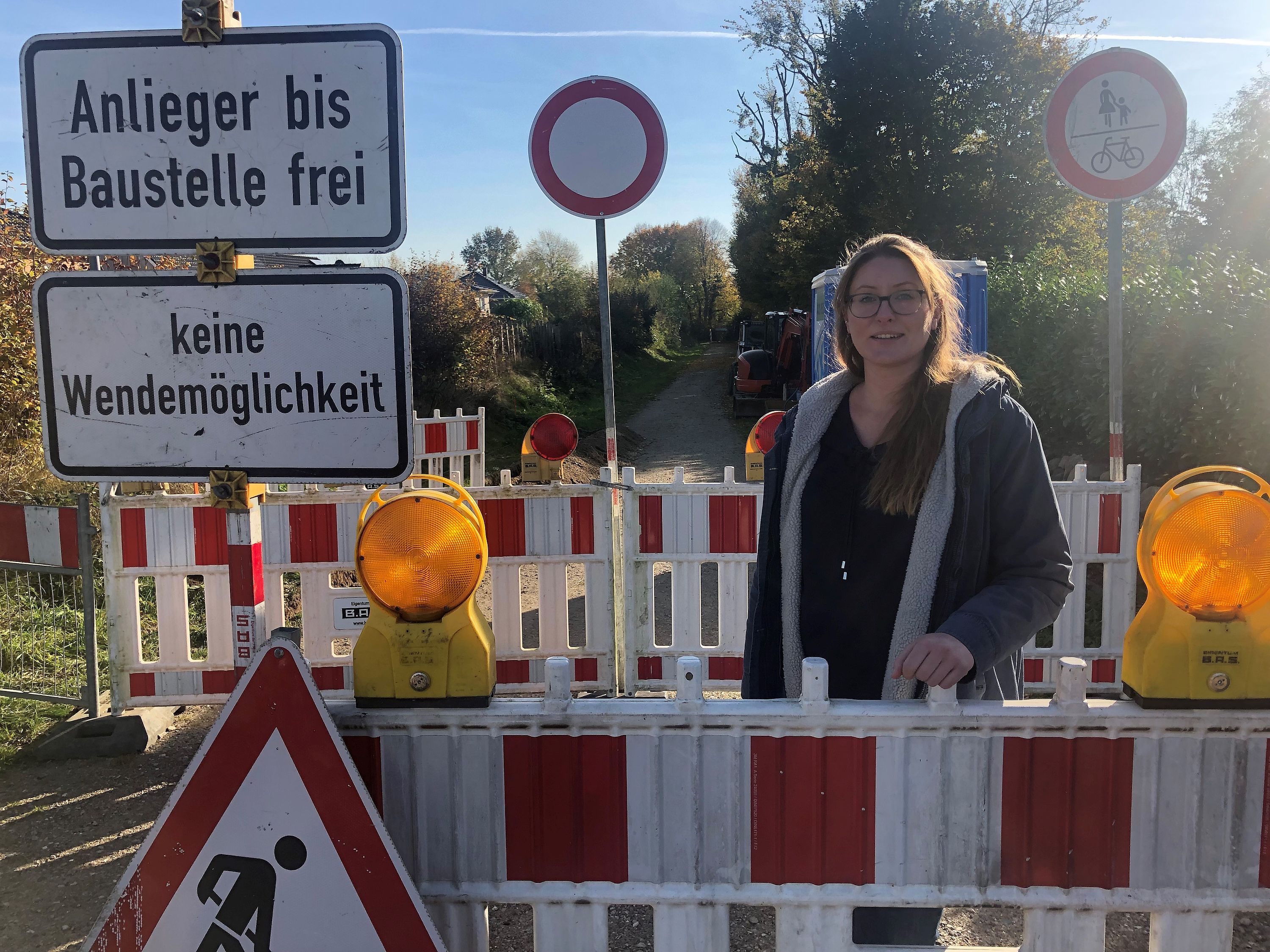 Foto der Baustelle